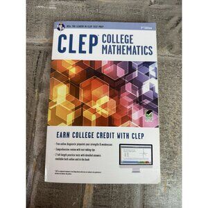 Clep Test Preparation Ser.: CLEP® College Mathematics by Mel Friedman (2012,...